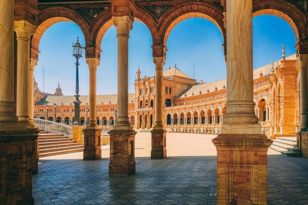Conubia nostra per inceptos himenaeos Beautiful View Plaza De Espana Seville Spain 1 1024x683
